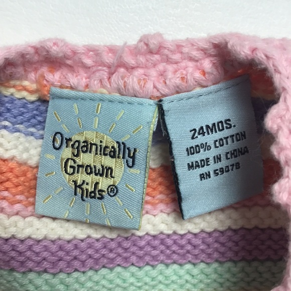 Organically Grown Kids Cardigan (size 24m) - Picture 2 of 3